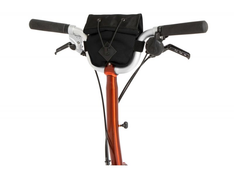 Sacoche de guidon Restrap City noir pour vélo Brompton