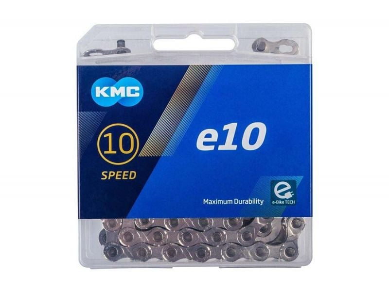 KMC e10 Chain 10S 122 Links Silver
