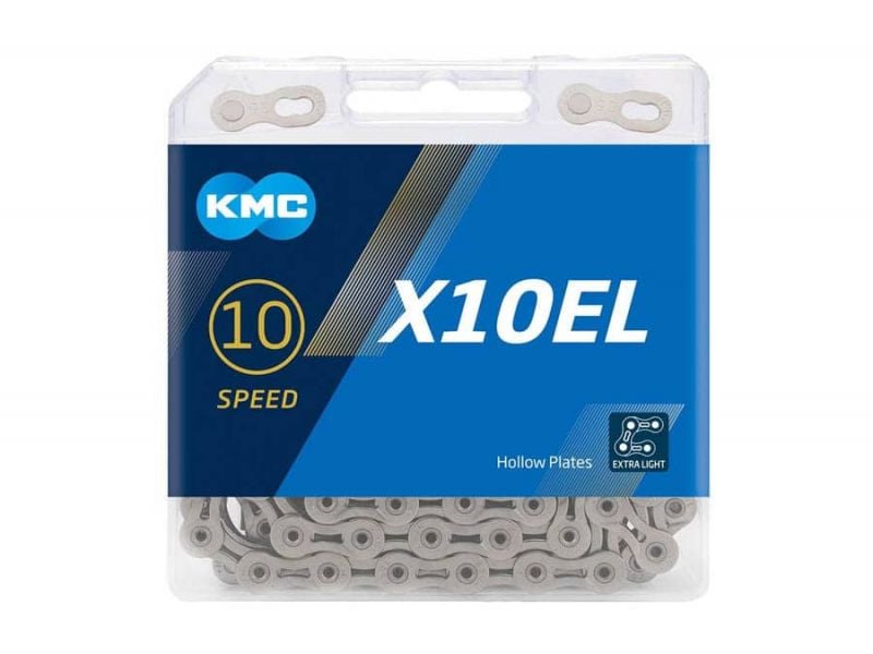 KMC X10EL Ketting 10 speed 114 schakels zilver voor je fiets