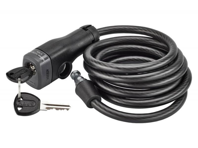 Candado De Cable Espiral C/Clave De 10 X 150 Cm GW - Mundo Deportivo