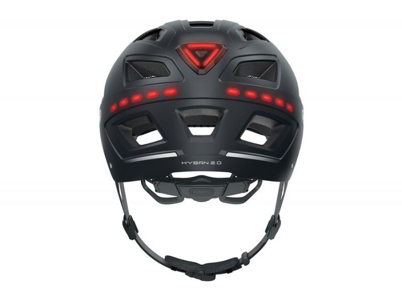 Abus Hyban 2.0 LED Helmet - Signal Black