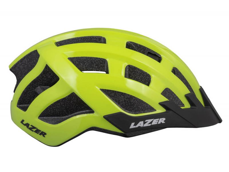 Lazer Compact DLX Helmet Net+Led Yellow for your bike