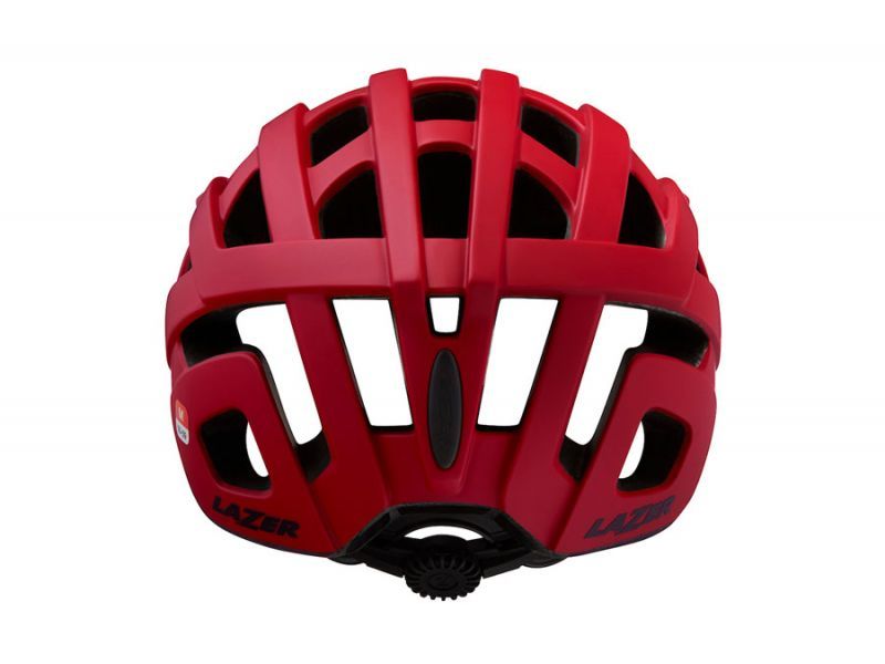 Casco de seguridad con roller rojo