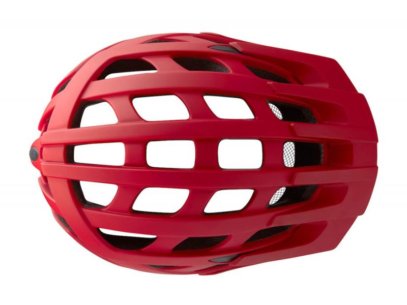 Red sales bicycle helmet