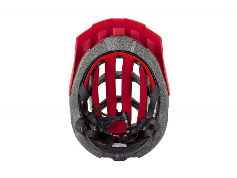 Casco de seguridad con roller rojo