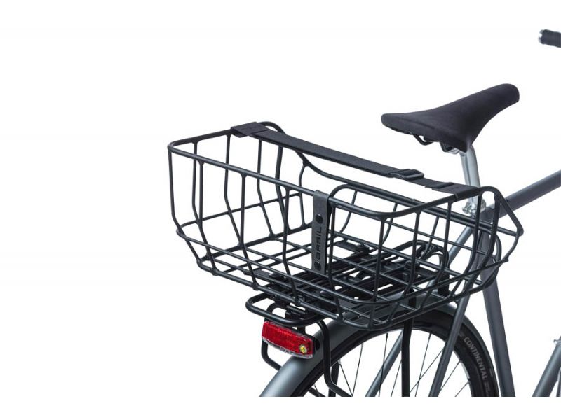 Basil Portland MIK Basket Rear silver for your bike