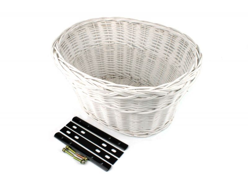 Cesta de mimbre RMS de color blanco para tu bicicleta online