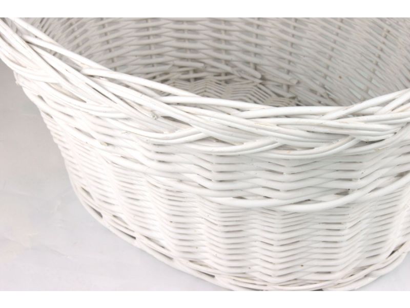 Cesta de mimbre RMS de color blanco para tu bicicleta online