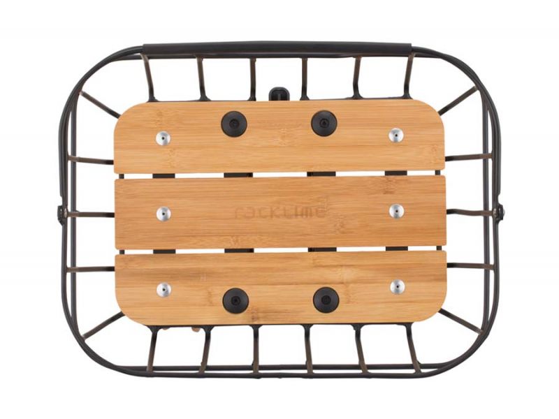 Cestino Per Bici Racktime Baskit Breeze - Nero - Taglia Unica