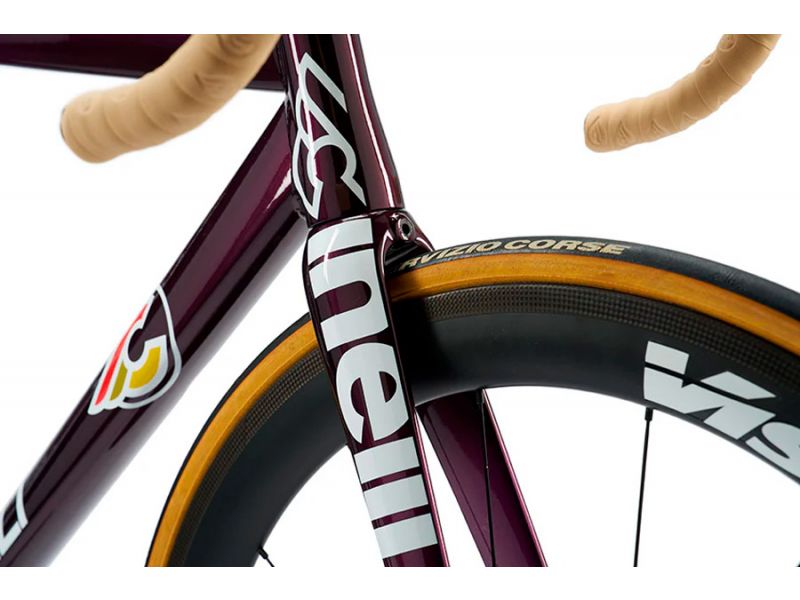 Cinelli Vigorelli Track Alu Frameset Burgundy Nebula