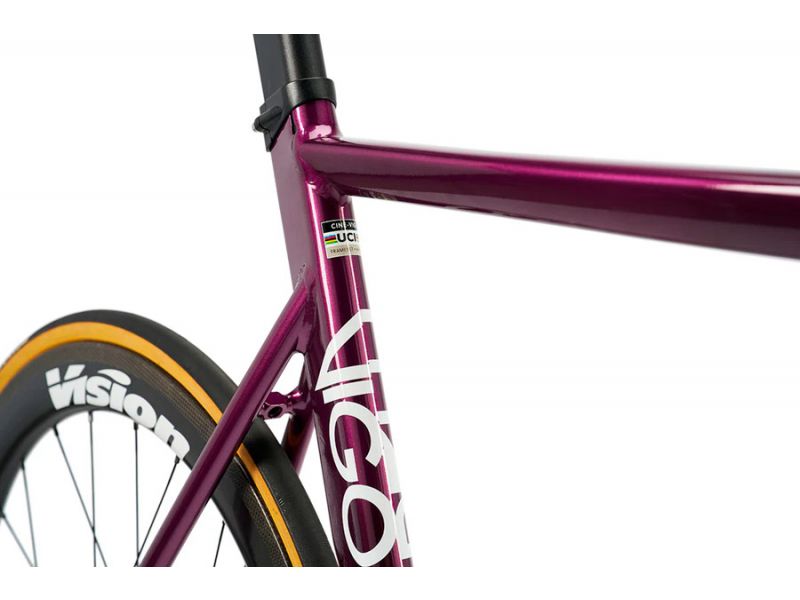 Cinelli Vigorelli Track Alu Frameset - Burgundy Nebula