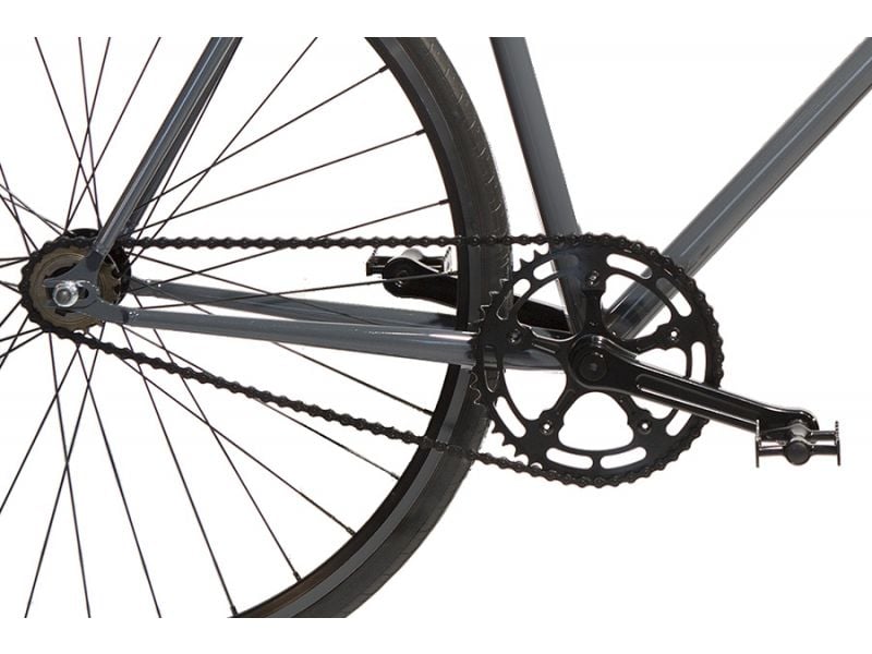 Jitensha Tokyo Single Speed Bike - Concrete/Black/Black