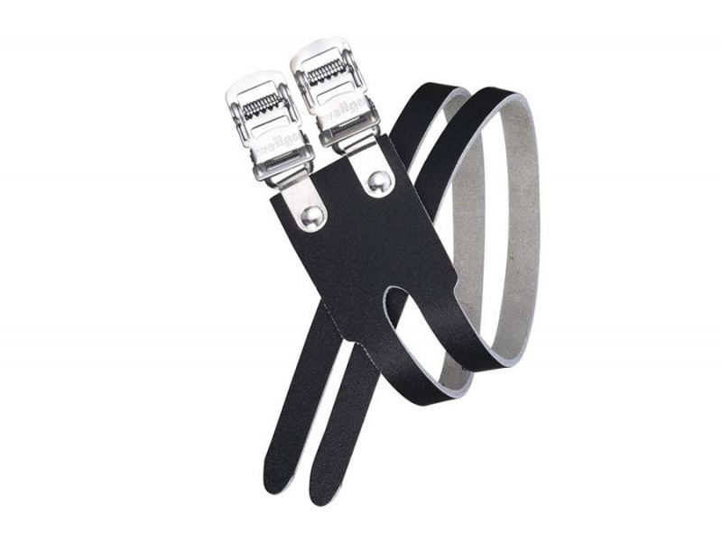 Leather toe clip straps hotsell