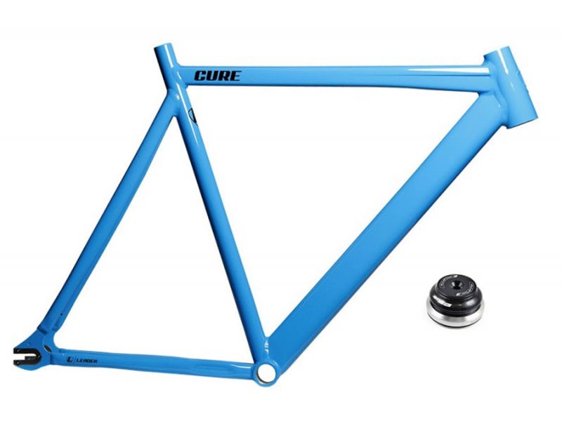 Buy Leader Cure Frame in blue color for fixie and single speed