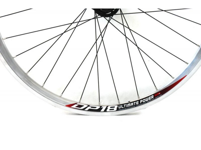 Weinmann DP18 Fixie Rear Wheel - Silver Black