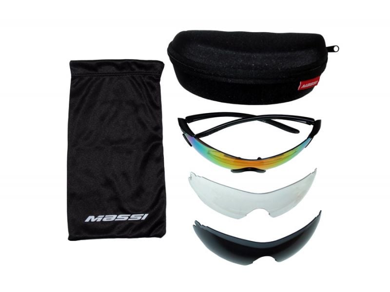 Lunettes Massi Legend Verre polarisee REVO orange noir