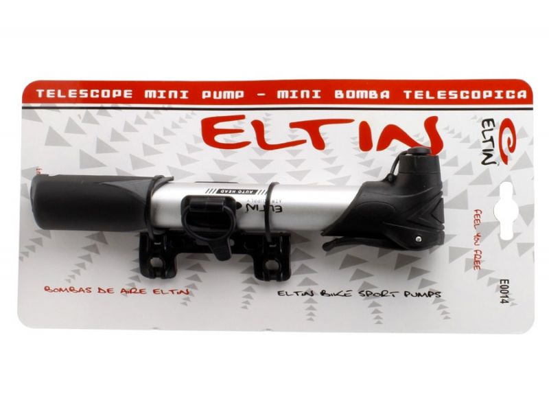 Mini pompa Eltin Auto-head Alluminio per gonfiare la tua bici