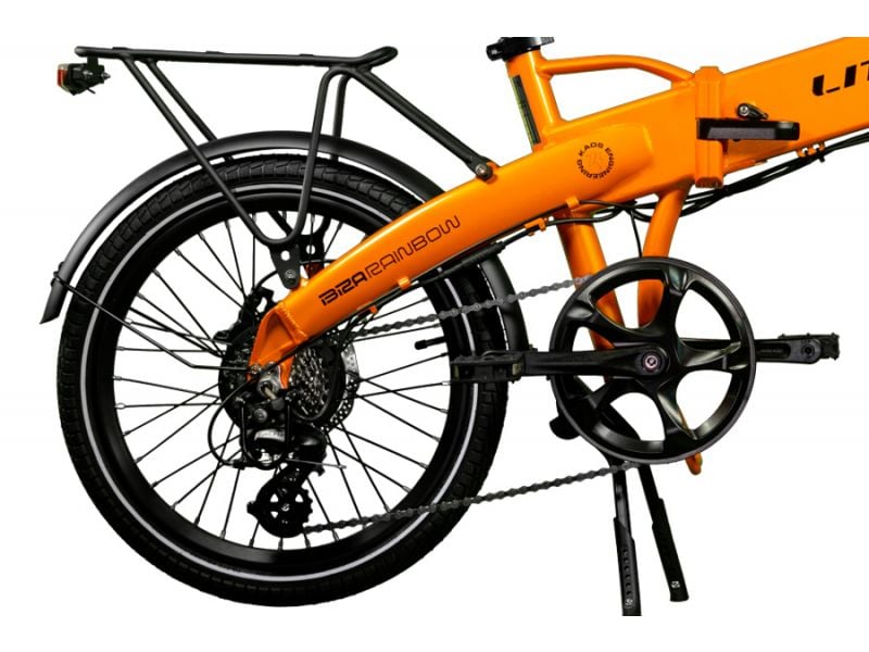 Orange folding bike hotsell