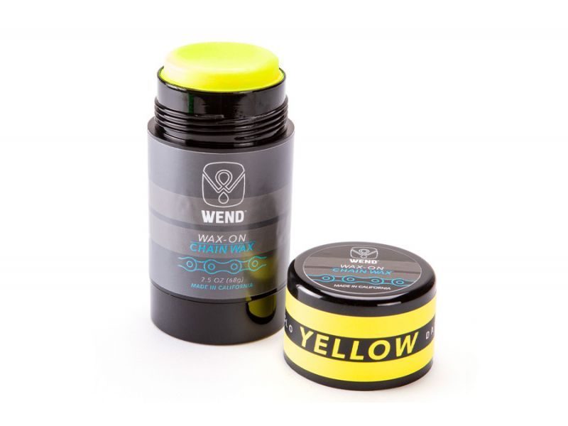 Lubricante de Cera para cadena Wend Wax-On 80ml Amarillo para cadena bici