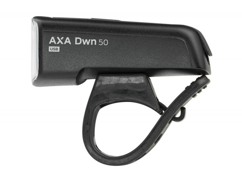 Kit luci AXA DWN 50 LED USB nero per bicicletta