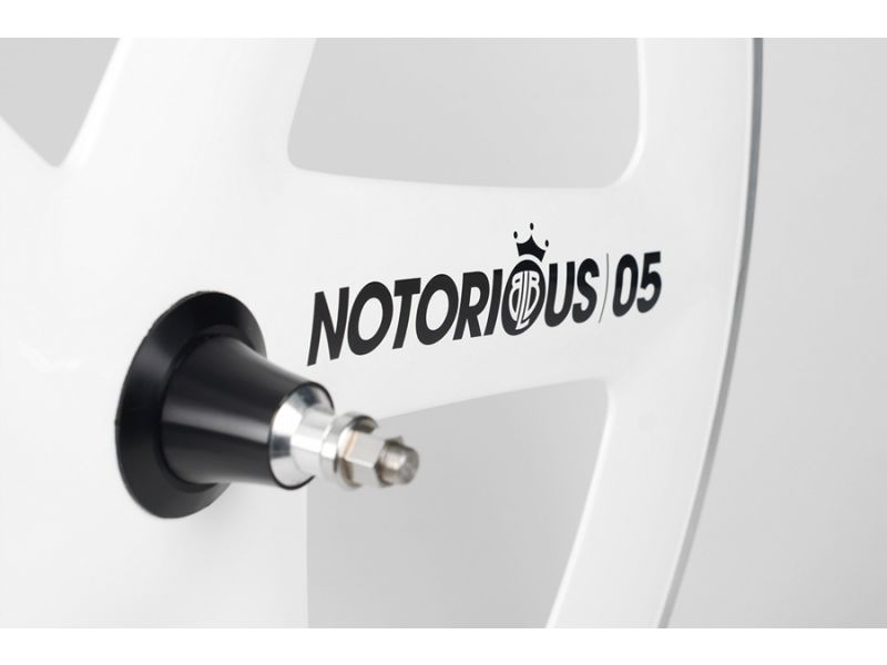 BLB Notorious 05 Five-Spoke Front Track Wheel – White