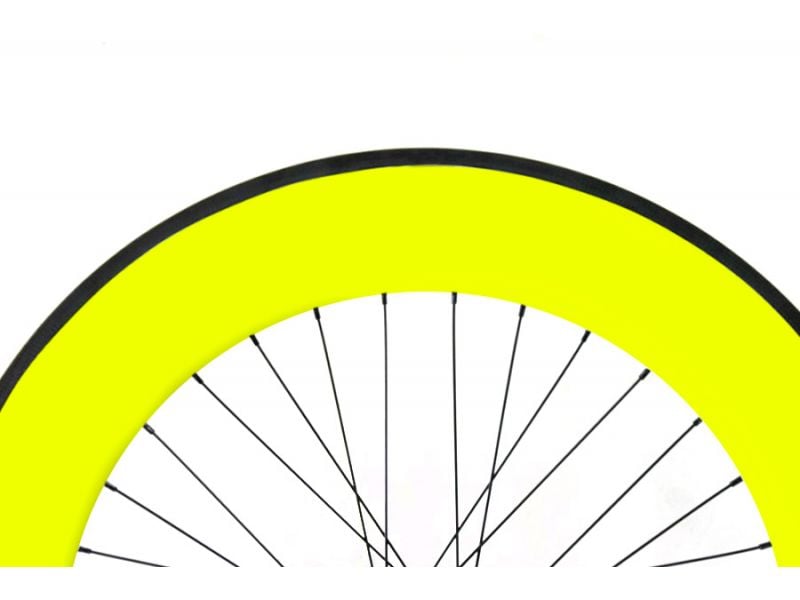 BLB Notorious 90 Bike Rear Wheel Yellow