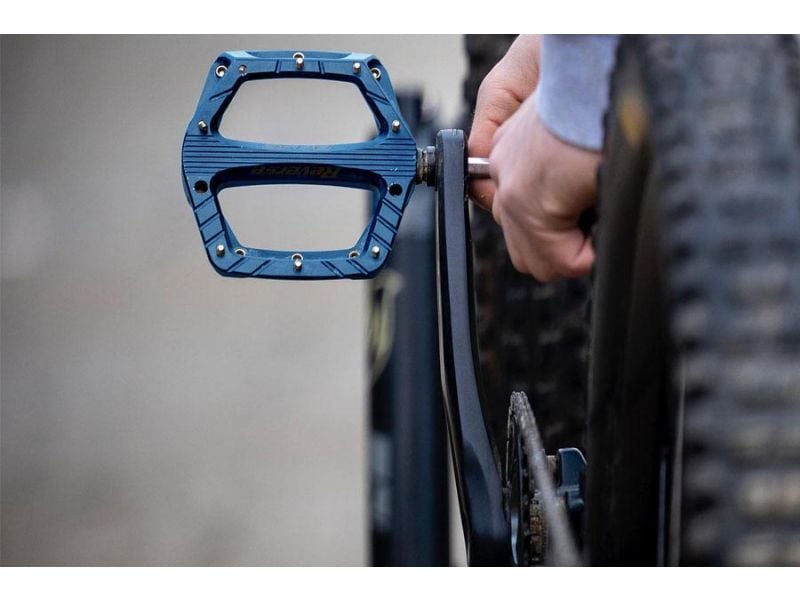 Reverse Base Flat Pedals blue for your bike online