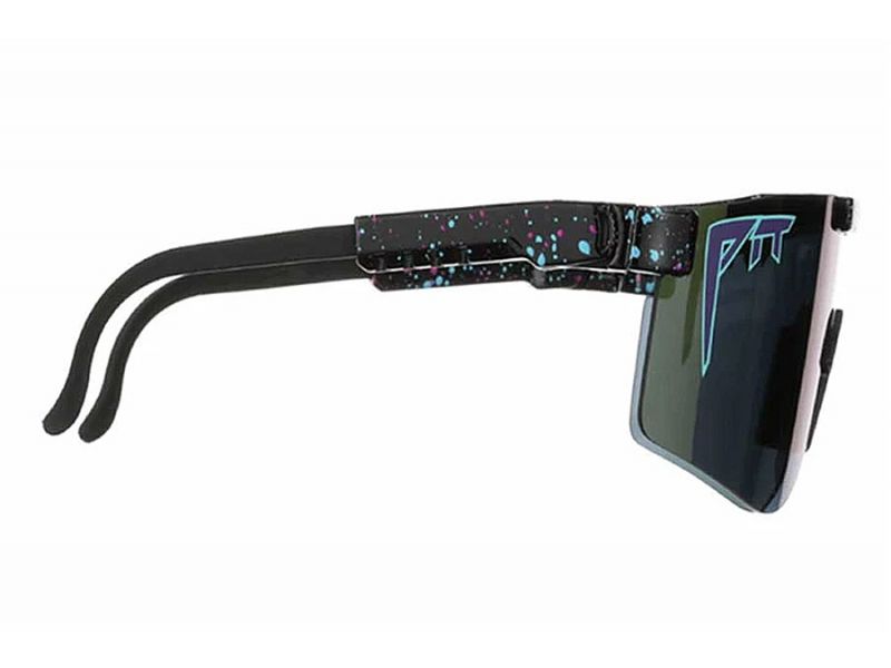 Pit Viper Night Fall Polarized Double Wide Glasses - Purple