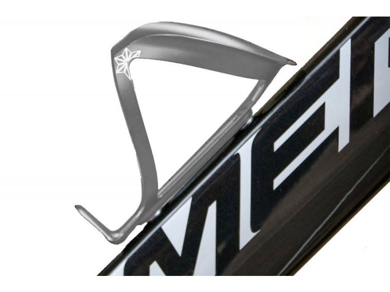 Supacaz Fly Cage Ano Bottle Holder silver for your bike