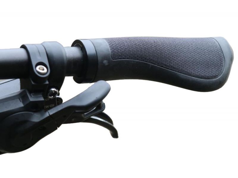 Poignées Vélo Ergonomiques – Larges, Caoutchouc, Grips Alu, 2 Pièces