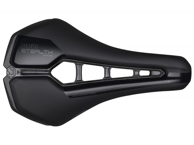 Sillín PRO Stealth Curved Performance negro para bicicleta