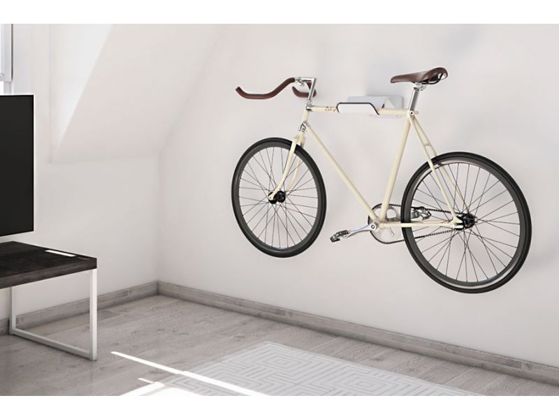 Support mural vélo -Crochet de rangement vertical - porte vélo maison  charge 25 kg