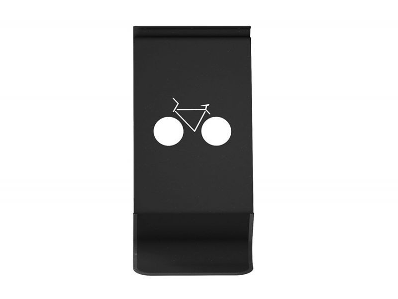 Soporte de pared Kion Home Fijo Acero negro para colgar bici