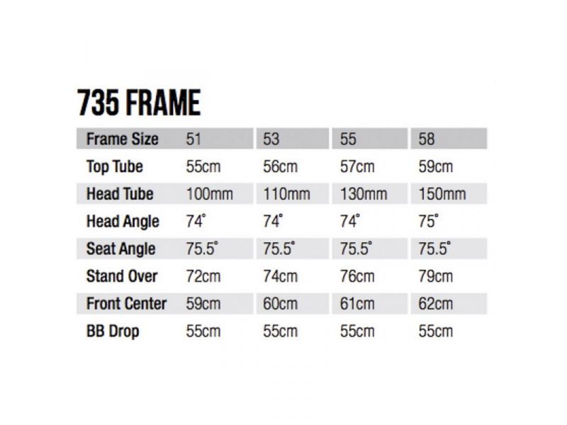 Buy Leader 735 white frame for fixie