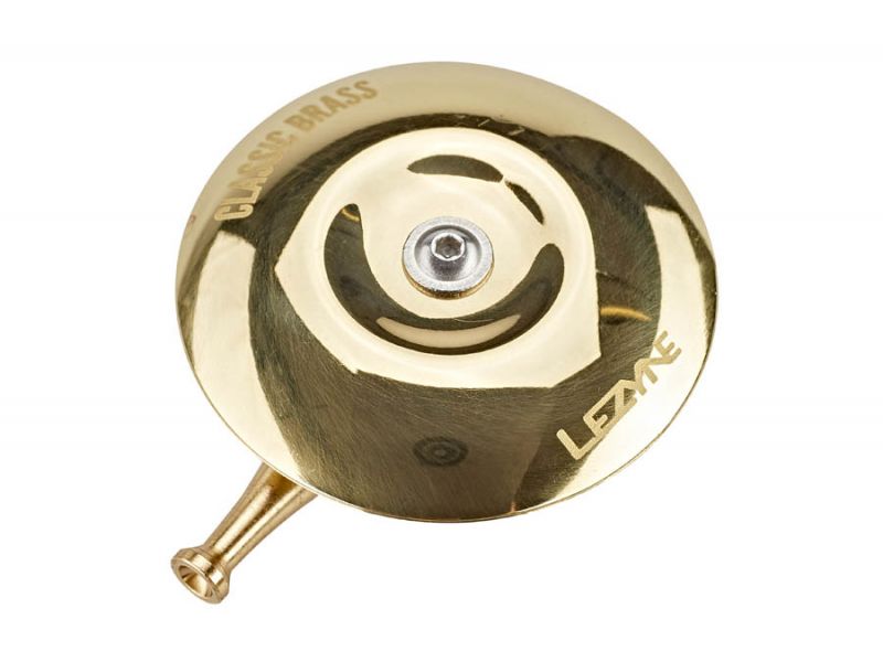 Lezyne Classic Shallow Brass Bell gold for your bike