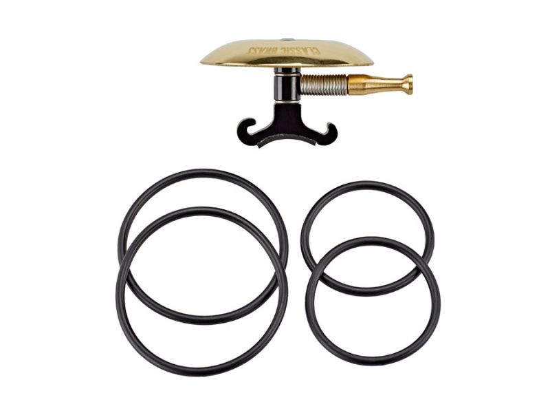 Lezyne Classic Shallow Brass Bell gold for your bike