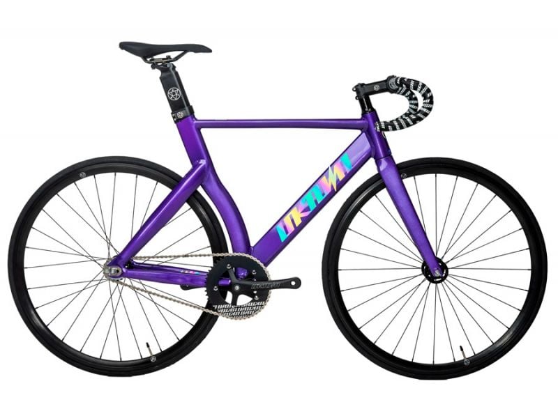 Unknown LV3 Track Bicycle Purple Chameleon