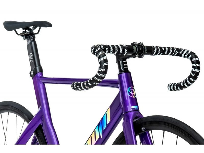 Fixie Bikes Black And Purple Purple And Yellow Bike Original