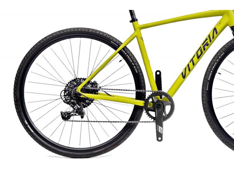 Bicicletta Gravel Vitoria Nyxtralight Explorer APEX 12V Pistacchio