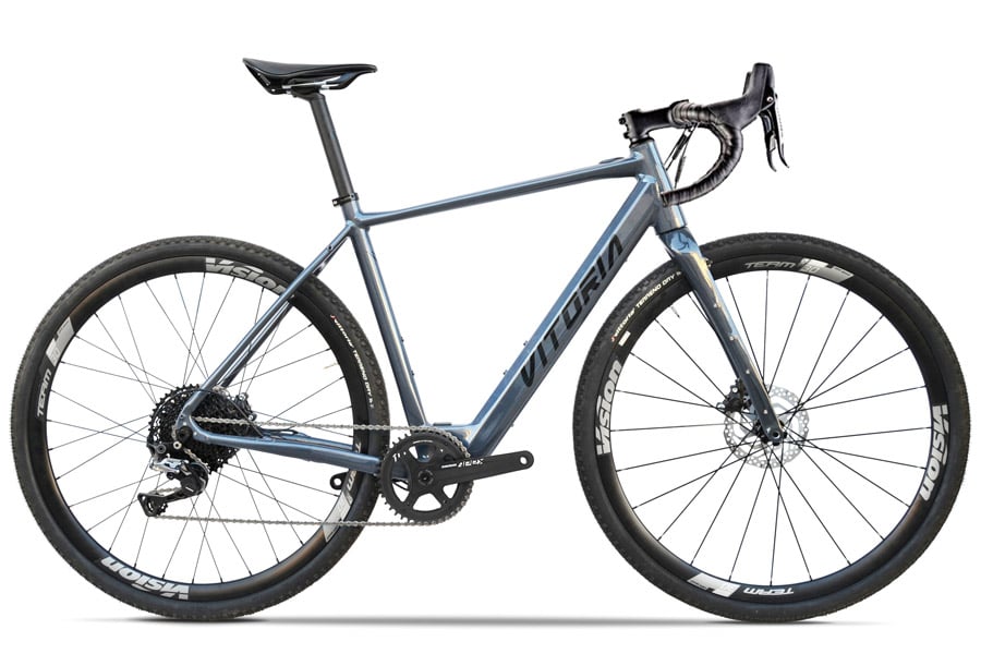 Vitoria e-Nyx Hybrid Gravel e-Bike - Grau