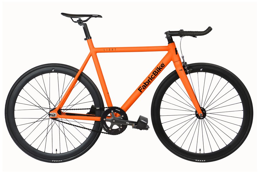 FabricBike Light Track Bicycle - Army Orange