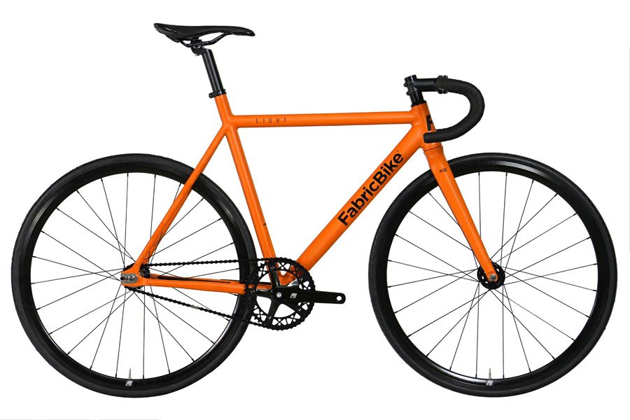 FabricBike Light Pro Track Bicycle - Army Orange