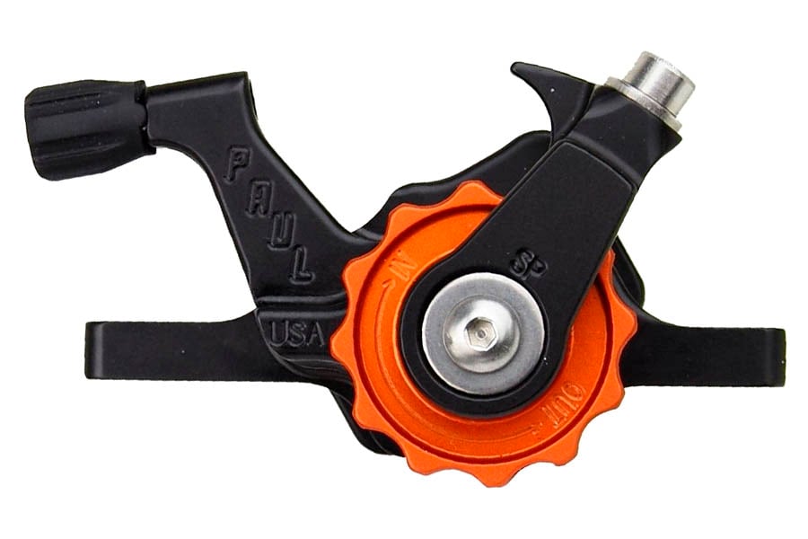Paul Components Post Mount/I.S. Klamper Scheibenbremse Shimano - Orange