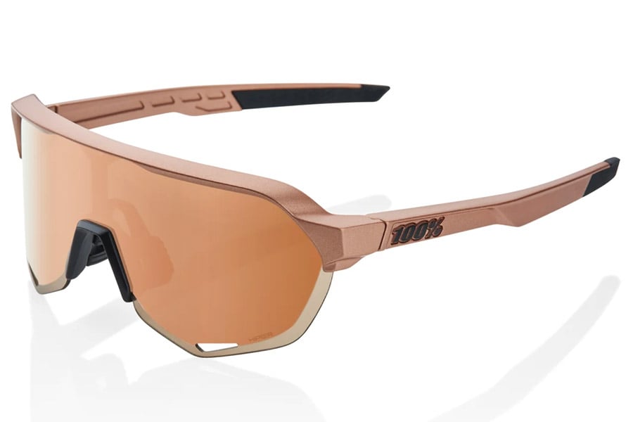新品100% S2 Matte Copper Chromiumサングラス野球登山 Glasses 100% S2 - Matte Copper Chromium