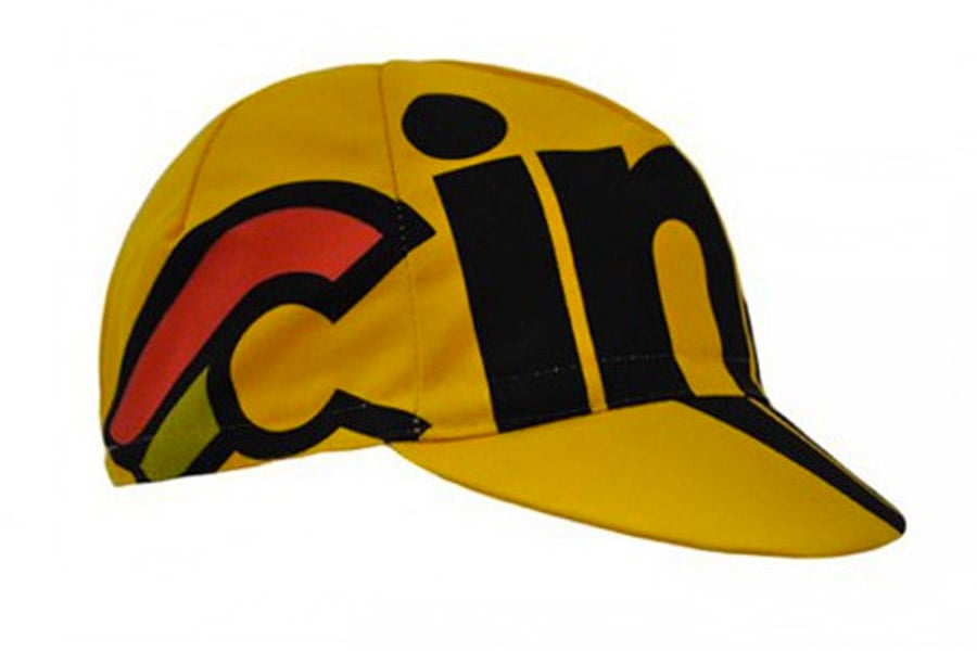 Cinelli Nemo Tig cycling cap Yellow