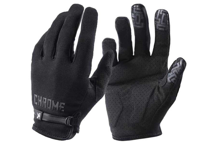 Chrome cycling gloves sale