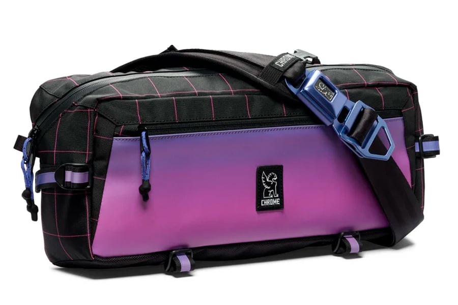 Chrome Industries x True Colors United Kadet Sling Messenger Bag Radiant Grid