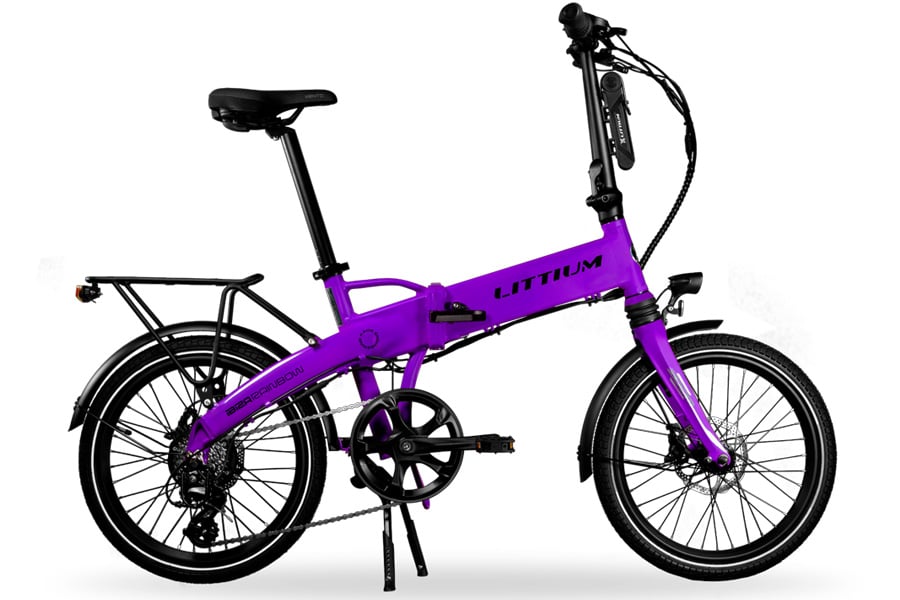Littium Ibiza Rainbow E-Bike Klapprad - Lila