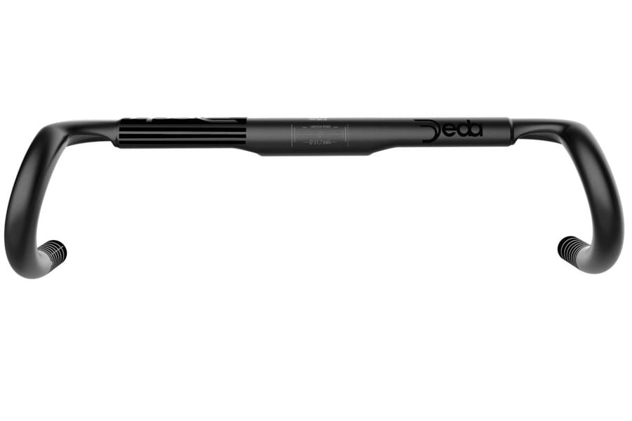 DEDA-ELEMENTI Lenker ZERO100 – 31,7 Mm Durchmesser, 460 Mm Breite, Shallow Drop, Aluminium, Schwarz