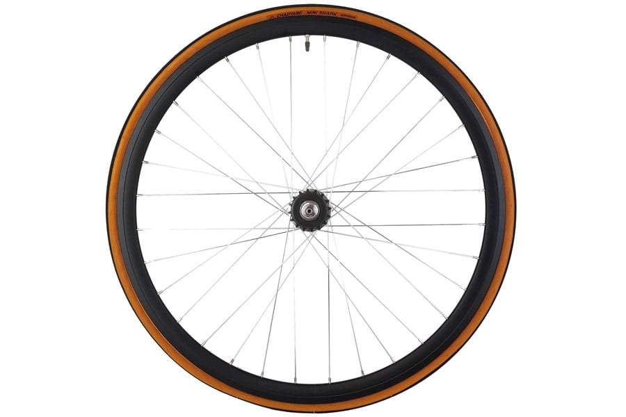 Santafixie 30mm Baghjul + Slange + Dæk - Sort/Sølv Classic